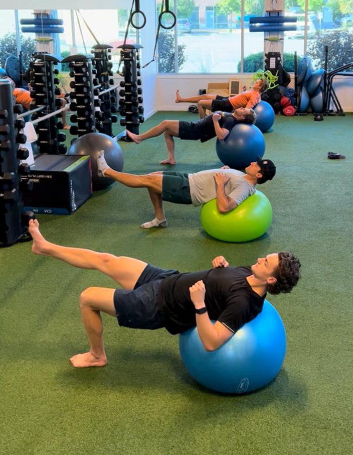 Hockey athlete training joint-specific mobility